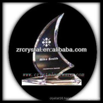 attractive design blank crystal trophy X063